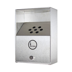Wall Mounted Heavy-Duty Ashtray Stainless Steel 1909