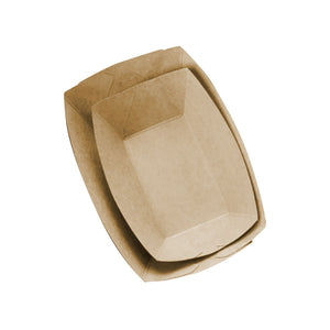 Kraft Boat Trays with PE Lining 6071,6072