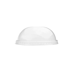 Clear PLA Dome Lids with Hole for Clear PLA Cold Cups 6117