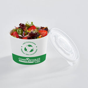 CPLA Compostable Bowl Lids 6208,6212_6216,6236,6215,6220