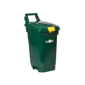 Bac pour déchets organiques de 13 gallons green bin with tall handles and animal lid lock, 13 Gallon Curbside Organics Bin, WASTE, ORGANICS CONATINERS, 9308