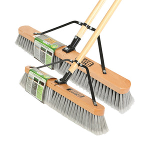 The Beast™ Assembled Wood Block Contractor Push Brooms 4061,4062