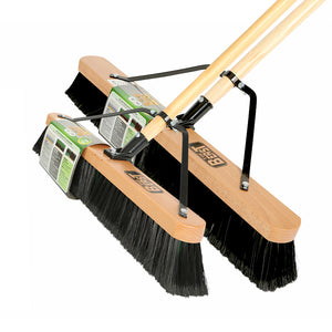 The Beast™ Assembled Wood Block Contractor Push Brooms 4063,4064