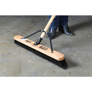 The Beast™ Assembled Wood Block Contractor Push Brooms 4063