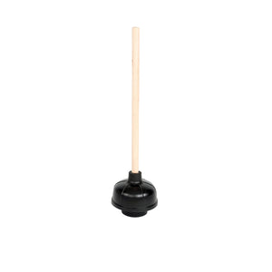 Hydroforce Toilet Plunger black toilet rubber head suction with wooden handle, Hydroforce Toilet Plunger, WASHROOM CARE, PLUNGERS, 3455
