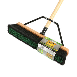 The Beast™ Assembled Wood Block Contractor Push Brooms 4063
