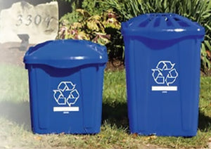 Bac de recyclage en bordure de rue 9300,9301