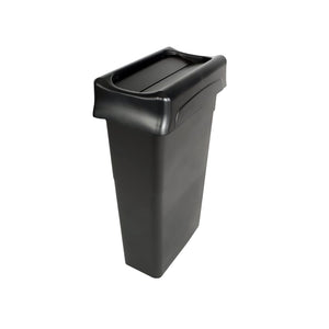 Couvercle basculant Couvercle mince black garbage bin with swing garbage lid, Swing Lid Slim Lid, WASTE, SLIM CONTAINERS & LIDS, 9515