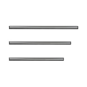 Stainless Steel Channel And Rubber silver squeegee with black rubber 10 inch, 14 inch, 18 inch, Stainless Steel Channel And Rubber, SIZE, 10 Inch, GENERAL CLEANING, WINDOW CARE, 4433,4434,4435