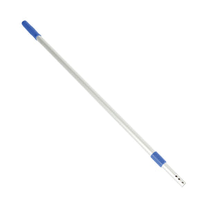 60 Inch - 72 Inch Telescopic Microfiber Handle metal mop handle with blue trim for cleaning, 60 Inch - 72 Inch Telescopic Microfiber Handle, MICROFIBER, FRAMES & HANDLES, 3305