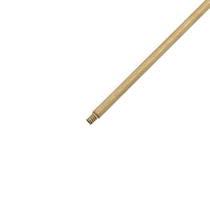 Threaded Lacquered Wood Handle wooden mop stick with screw tip, Threaded Lacquered Wood Handle, SIZE, 1 5/16Th Inch X 54 Inch, FLOOR CLEANING, HANDLES, 4070,4071,4072