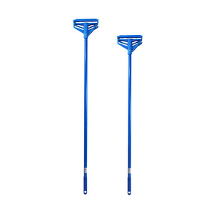Quick Release Metal Mop Handle blue quick release mop handle closed 54 inch and 60 inch, Quick Release Metal Mop Handle, SIZE, 54 Inch, FLOOR CLEANING, HANDLES, Best Seller, 3122,3121