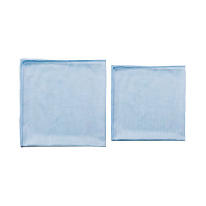 Glass/Mirror Microfiber Cloth blue glass/ tile cleaning cloth 14x14