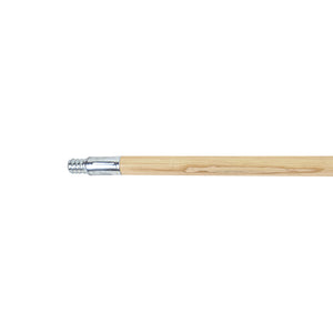 Mango de Madera Lacada con Punta Metálica Roscada wooden mop stick with metal tip screw, Threaded Metal-Tip Lacquered Wood Handle, SIZE, 1 5/16Th Inch X 54 Inch, FLOOR CLEANING, HANDLES, 4075,4076,4089