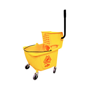 Baldes y escurridores de prensa lateral Sidepress Bucket And Wringer Yellow, SIZE, 35 Qt Yellow, FLOOR CLEANING, BUCKETS & WRINGERS, Best Seller, 3080Y