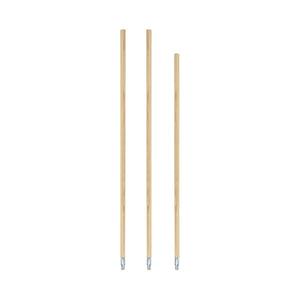 Mango de Madera Lacada con Punta Metálica Roscada wooden mop stick with metal tip screw, Threaded Metal-Tip Lacquered Wood Handle, SIZE, 1 5/16Th Inch X 54 Inch, FLOOR CLEANING, HANDLES, 4075,4076,4089