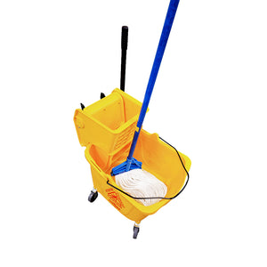 Baldes y escurridores de prensa lateral Sidepress Bucket And Wringer Yellow, SIZE, 35 Qt Yellow, FLOOR CLEANING, BUCKETS & WRINGERS, Best Seller, 3080Y