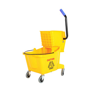 Sidepress Buckets And Wringers Sidepress Bucket And Wringer Yellow, SIZE, 26 Qt Yellow, FLOOR CLEANING, BUCKETS & WRINGERS, 3081