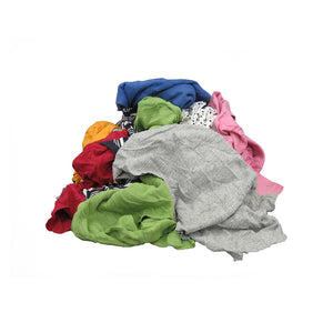 Sac de chiffons de 25 lb colorsful packaged assortment of fabrics packaged, 25 Lbs Bag Of Rags, GENERAL CLEANING, TERRY TOWELS & RAGS, 7552