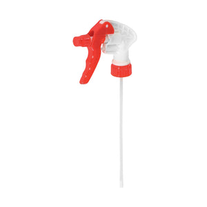 Trigger Sprayer red spray trigger and bottle next accent with white body, Trigger Sprayer, SIZE, 8 Inch Tube With 24 Oz Bottle, COLOR, Red, GENERAL CLEANING, TRIGGERS PUMPS & BOTTLES & CAPS, COVID ESSENTIALS, 3557