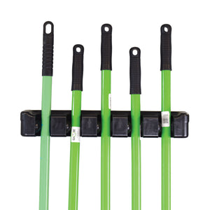 Porte-outils à long manche, 5 outils Long Handle Tool Holder - 5 Tool green handles, Long Handle Tool Holder, 5 Tools, FLOOR CLEANING, HANDLES, 5700