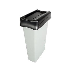 Couvercle basculant Couvercle mince grey garbage bin with swing garbage lid, Swing Lid Slim Lid, WASTE, SLIM CONTAINERS & LIDS, 9515