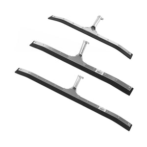 Curved Squeegee curved silver head squeegee with black rubber 24 inch, 30 inch, 36 inch, Curved Squeegee, SIZE, 24 Inch, FLOOR CLEANING, FLOOR SQUEEGEES, 4096,4097,4098
