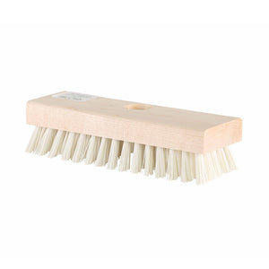 Tête de récurage de pont en fibre poly de 8 pouces natural wood and with natural color brissels, 8 Inch Poly Fiber Deck Scrub Head, FLOOR CLEANING, DECK BRUSHES, 4250