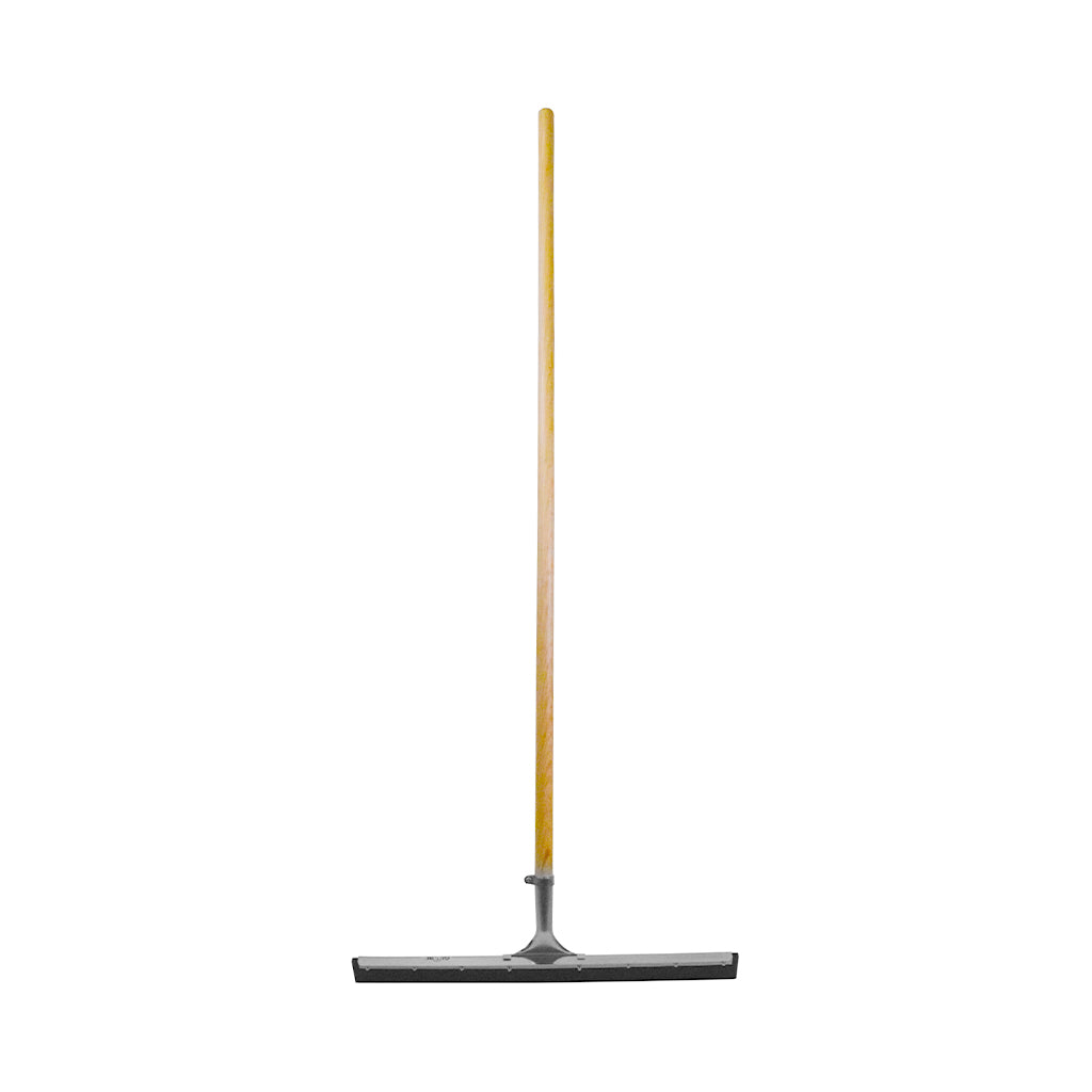 Assembled 24 Inch Straight Squeegee With 54 Inch Tapered Wood Handle –  Globe Commercial Products