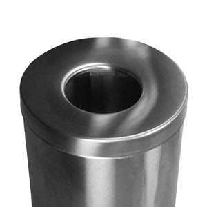 125L Stainless Steel Open Top Round Waste Receptacle 1310S