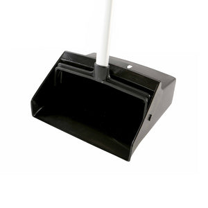 Heavy-Duty Lobby Dustpan with Wheels and Lobby Broom Combo 3034