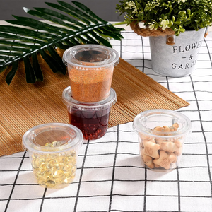 PLA Portion Cup Lids Compostable 6037