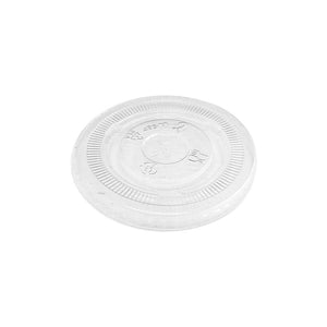 Clear PLA Dome Lids with Hole for Clear PLA Cold Cups 6120,6121