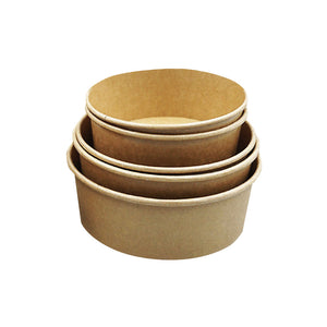 Kraft Paper Bowls 6716,6724,6732,6740