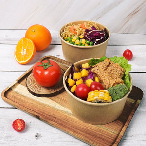 Kraft Paper Bowls 6716,6724,6732,6740