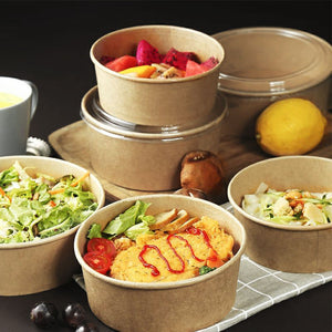 Kraft Paper Bowls 6716,6724,6732,6740