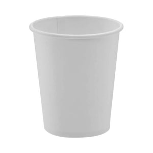 Single Wall Hot/Cold Compostable Pain White Cups 7052,7053,7054,7055,7056