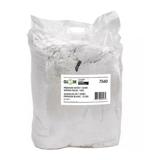 Premium White T-Shirt Wiping Rags 7560