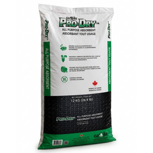 PRO-DRY All Purpose Granular Absorbent - 4 Mesh Size 7590, 12 kg bag of Globe Pro-Dry All Purpose Absorbent
