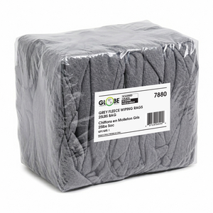 Chiffons d'essuyage en molleton gris 7880