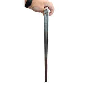 Stainless Steel Safety Sign English-French 7942