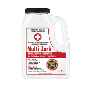 Absorbant et solidifiant pour fluides corporels Bio-Zorb 4 L 7500