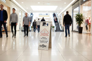 Stainless Steel Safety Sign English-French 7942