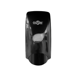 Lotion Bulk Soap Dispenser With Refillable Bottle rectangular box white box with black back and leaf shaped window, Lotion Bulk Soap Dispenser With Refillable Bottle, COLOR, White, WASHROOM CARE, SOAP & SANITIZER DISPENSERS, COVID ESSENTIALS, 4630B