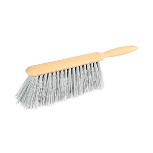Soft Poly Fiber Bannister Brush With 14 Inch Plastic Block natural colored wood block handle and grey brissels, Soft Poly Fiber Bannister Brush With 14 Inch Plastic Block, GENERAL CLEANING, BRUSHES, 3606
