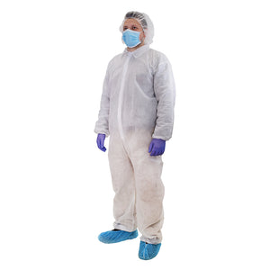 Mono desechable coveralls man gloves shoe covers mask and gloves, Disposable Coverall, SIZE, Medium, PPE-PERSONAL PROTECTIVE EQUIPMENT, COVERALLS, COVID ESSENTIALS, 7720,7721,7722,7723,7724
