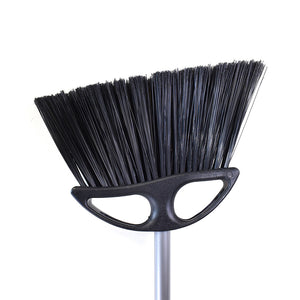 Balai à très grand angle de 13 pouces avec manche en métal de 48 pouces angled brush head with black brissels and metal handle, Angle Broom Wtih 48 Inch Metal Handle, SIZE, Extra Wide 13 Inch, FLOOR CLEANING, ANGLE BROOMS, 4012