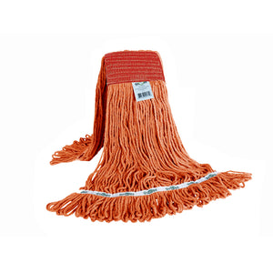 Syn-Pro® Synthetic 5 Inch Wide Band Wet Orange Looped End Mop 3051O