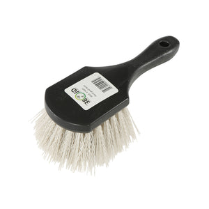 Gong Brush short black handle brush with white brissels, Gong Brush, SIZE, Short Handle, GENERAL CLEANING, BRUSHES, 4100