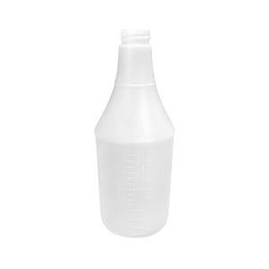 Spray Bottles translucent white bottle with measurements, Bottle With Graduations, SIZE, 24 Oz, GENERAL CLEANING, TRIGGERS PUMPS & BOTTLES & CAPS, 3571